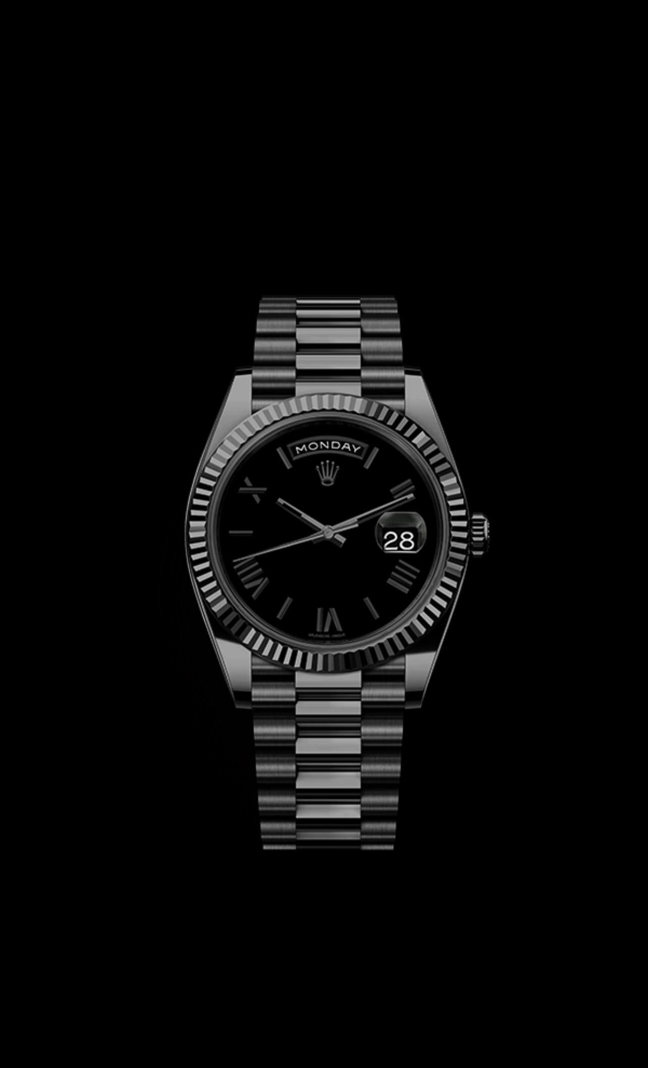 2025 New Black Knight DayDate Watch