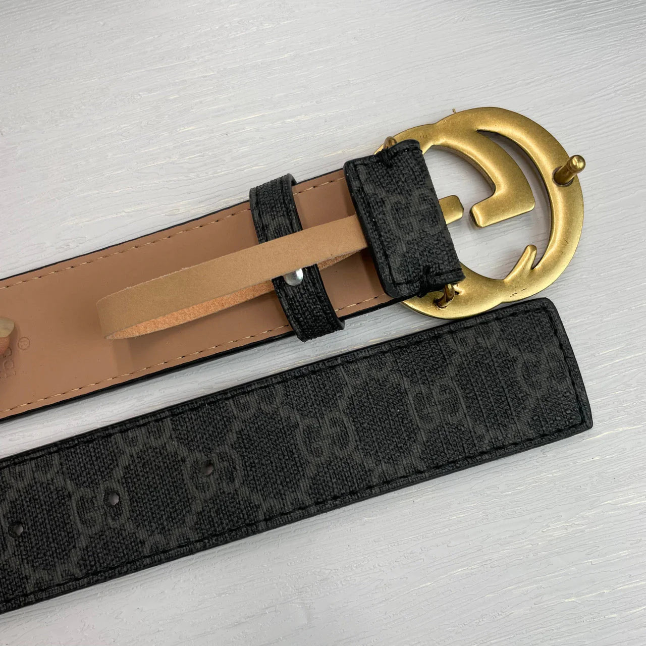 2025 4 Colors Classic double G pattern printed belt