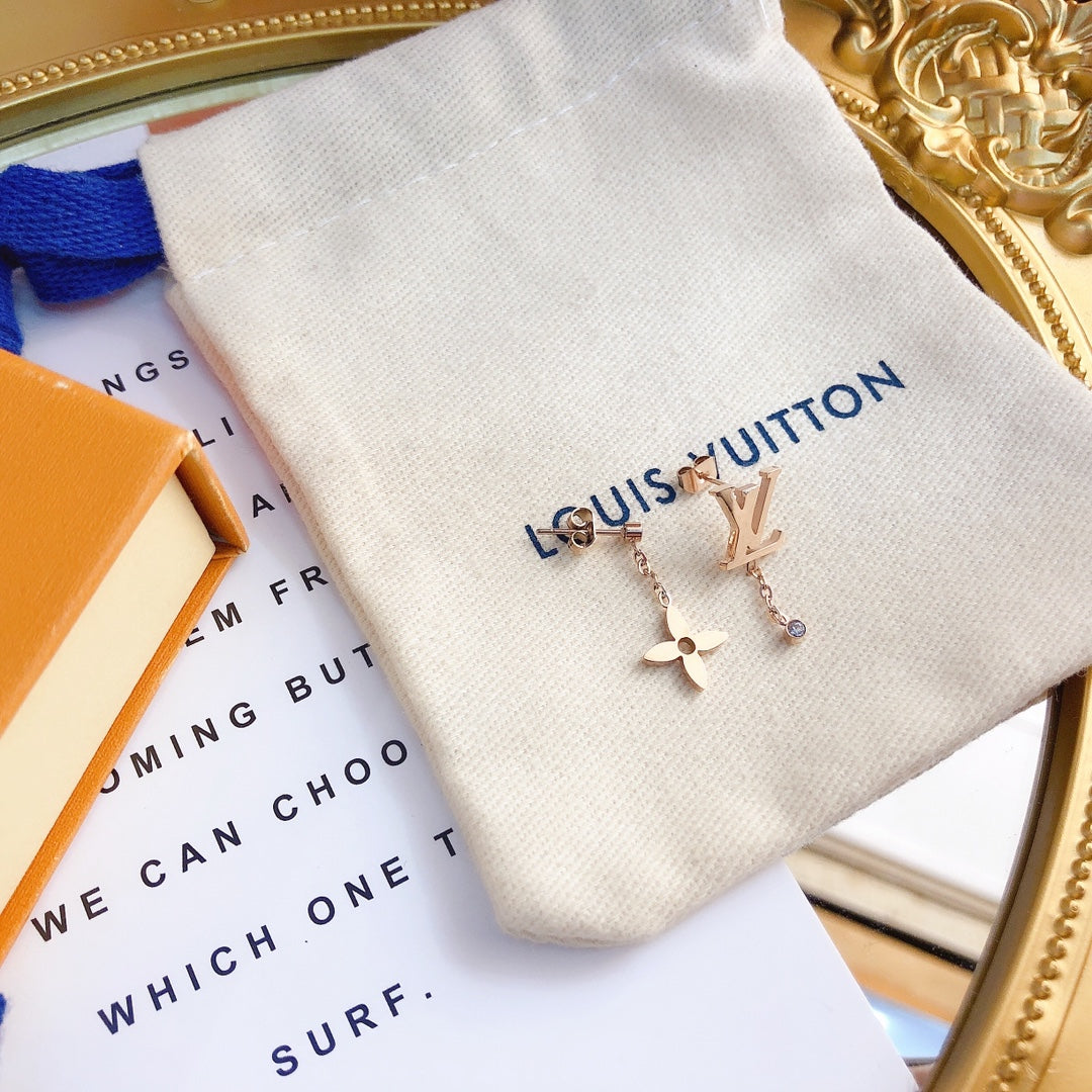 2025 Asymmetric Logo Earrings