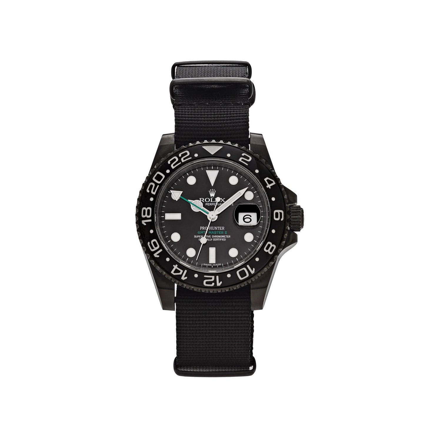 2025 Watch GMT-Master II 116710LN Pro Hunter Stealth Black-PVD Steel