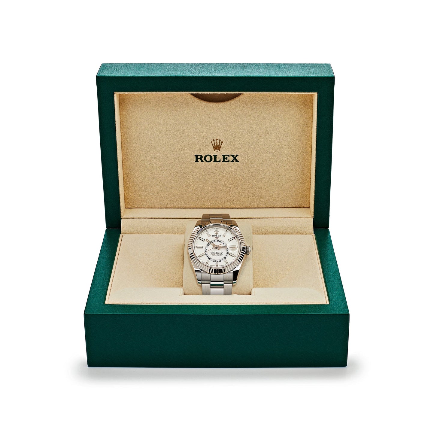 2025 Watch Sky-Dweller 336934 Stainless Steel White Dial (2024)