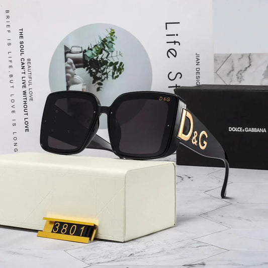 2025  Thick Frame Fashion Sunglasses 3801