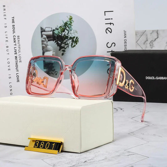 2025  Thick Frame Fashion Sunglasses 3801