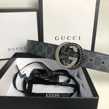 2025 3 Colors printed letter leather belt
