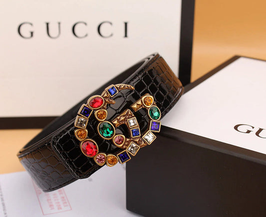 2025 2  double irregular colored diamond belts